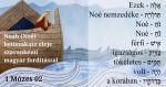 Noah Noé hetiszakasz szavankénti magyar fordítással